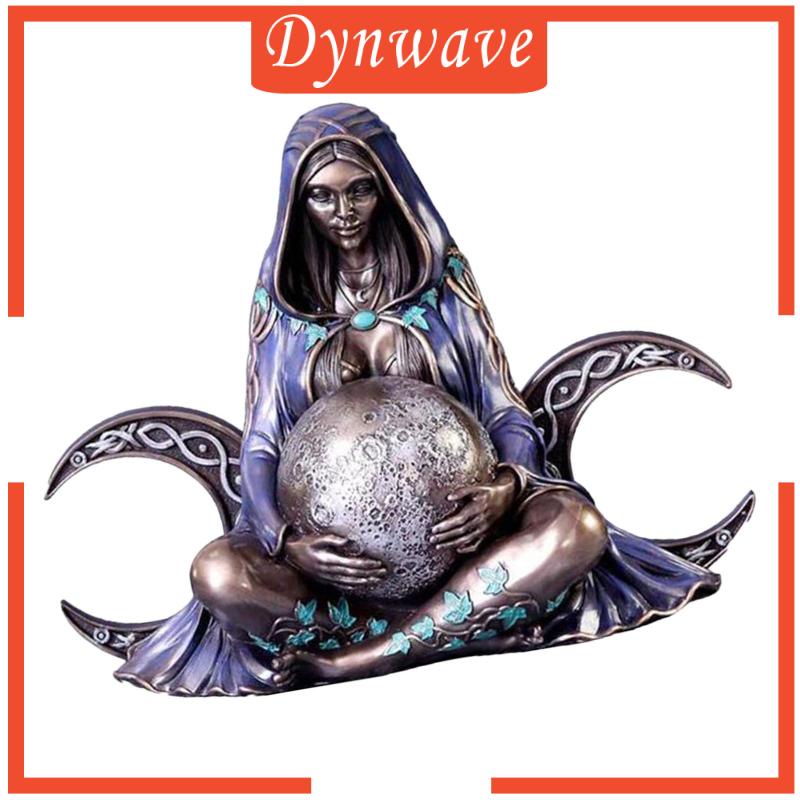 Mô Hình Tượng Mẹ Trái Đất Bằng Nhựa Resin Để Bàn Trang Trí Nhà Cửa / Văn Phòng