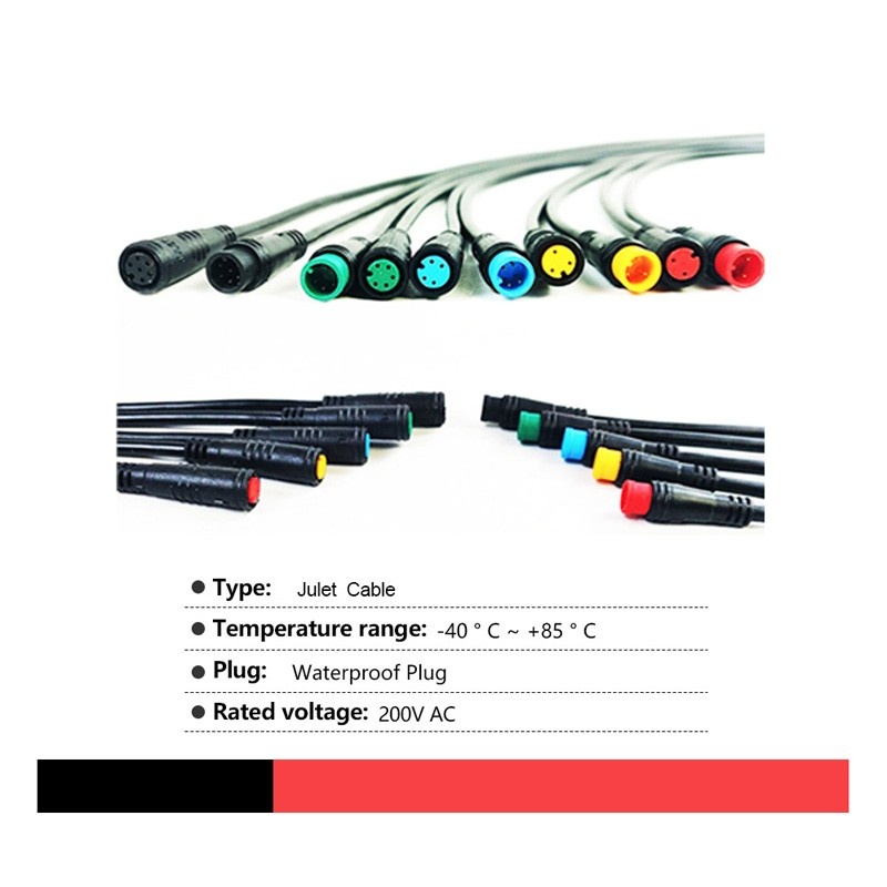 Dây Cáp Tín Hiệu Mở Rộng Cho Xe Đạp Điện 2 / 3 / 4 / 5 / 6 Core