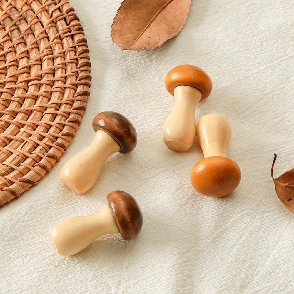 Giá Đỡ Đũa Bằng Gỗ Hình Nấm Dễ Thương