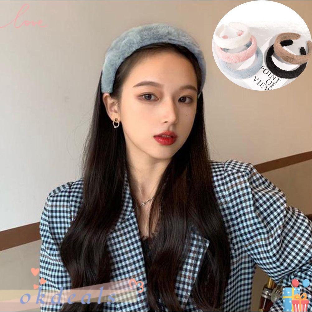 Băng Đô Nhung Giữ Ấm Nhiều Màu Sắc Cho Nữ