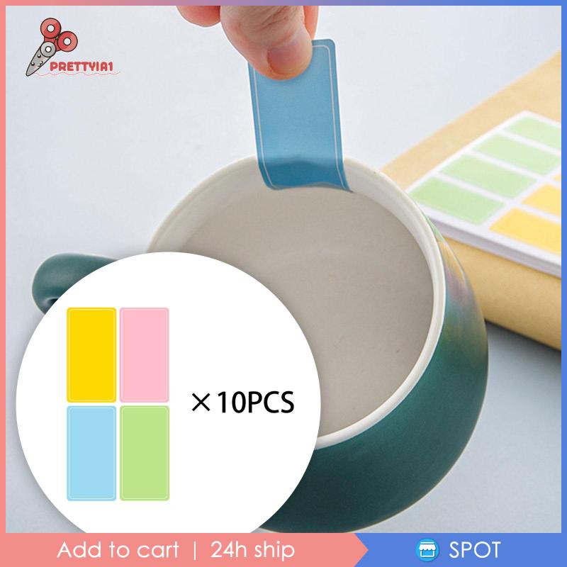 [Prettyia1] Giấy Ghi Chú Tự Dính Chống Thấm Nước Nhiều Màu Sắc Cho Văn Phòng Hoặc Làm Việc