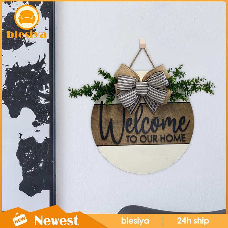Bảng Hiệu Chào Mừng Bằng Gỗ 12 Inch Gắn Tường / Cửa Ra Vào Trong / Ngoài