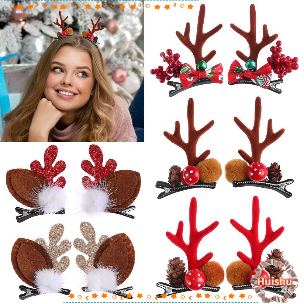 Kẹp Tóc Hình Tuần Lộc Giáng Sinh Đáng Yêu