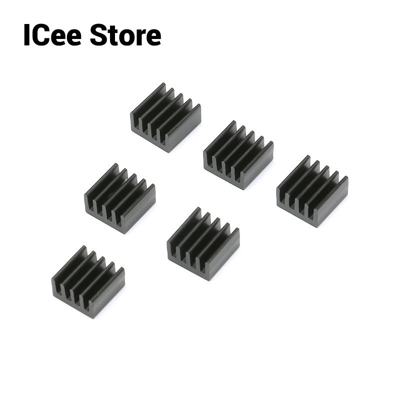 Set 20 Thanh Tản Nhiệt 8.8x8.8x5mm Bằng Nhôm A4988 8.8 * 8.8 * 5mm Cho Chip Điện Tử