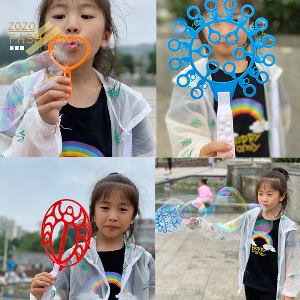 Bộ 15 Dụng Cụ Thổi Bong Bóng Cỡ Lớn Thiết Kế Độc Đáo Tiện Dụng