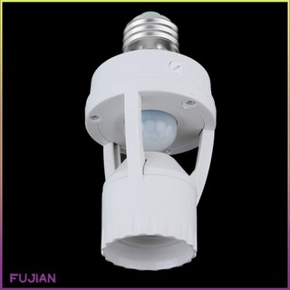 E27 Plug 360 Degree Pir Induction Motion Sensor Infrared Detection Light Bulb Socket Switch Base Holder Ac110-220V [B/2]