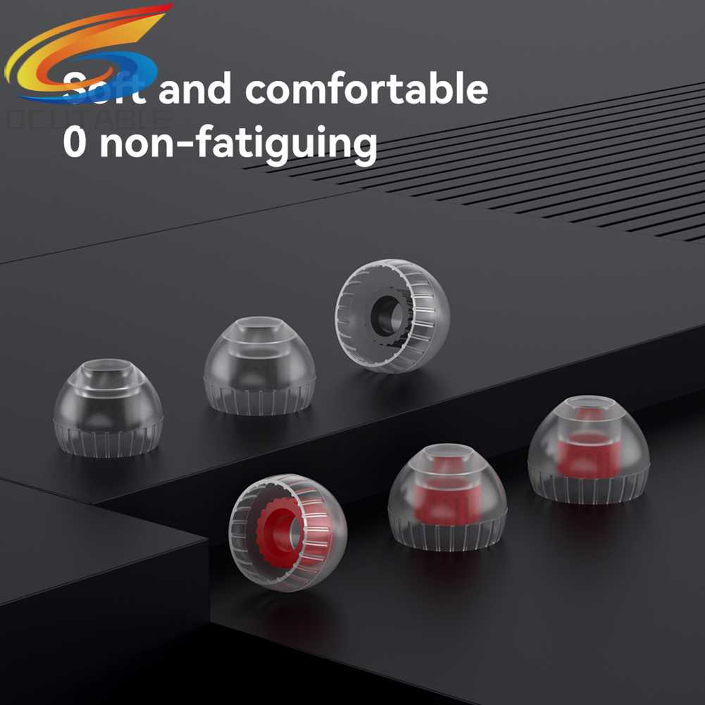 Set 3 Cặp Nút Bọc Bảo Vệ Tai Nghe Nhét Tai Bằng Silicon Tiện Dụng