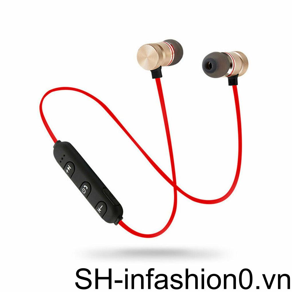 Tai Nghe Nhét Tai Thể Thao Không Dây Từ Tính Kèm Micro 4 Trong 1