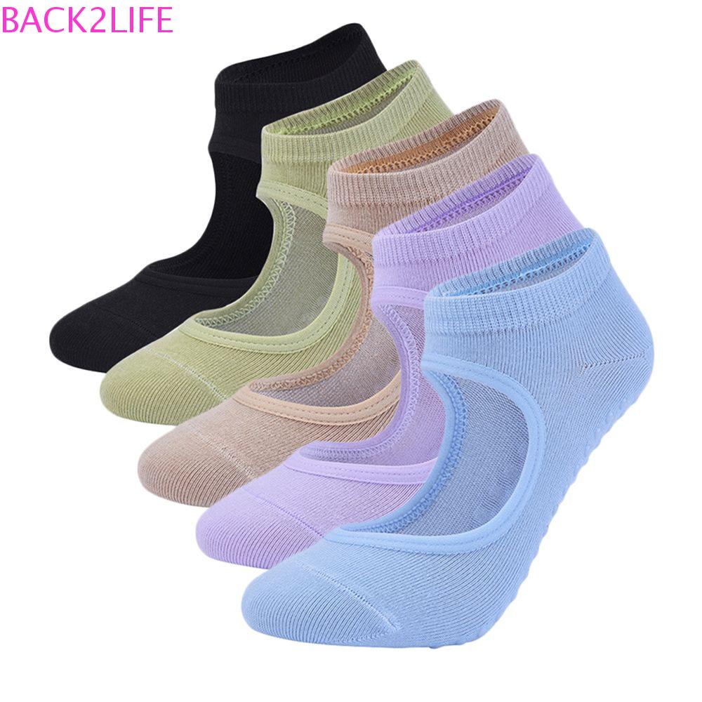 Vớ Tập Yoga / Gym / Thể Dục Chất Lượng Cao Chống Trượt Cho Nữ 2Màu Tùy Chọn