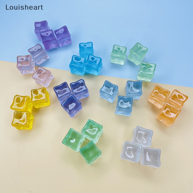 Set 4 Đồ Chơi Khối Đá Mini Dạ Quang Bằng Nhựa Resin DIY Dành Cho Trẻ Em