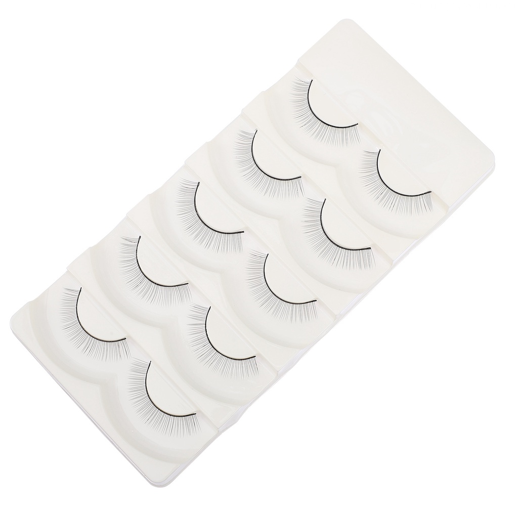 Bộ 5 Cặp Lông Mi Giả Từ Tính Màu Đen Tự Nhiên 3X1.7X0.7CM