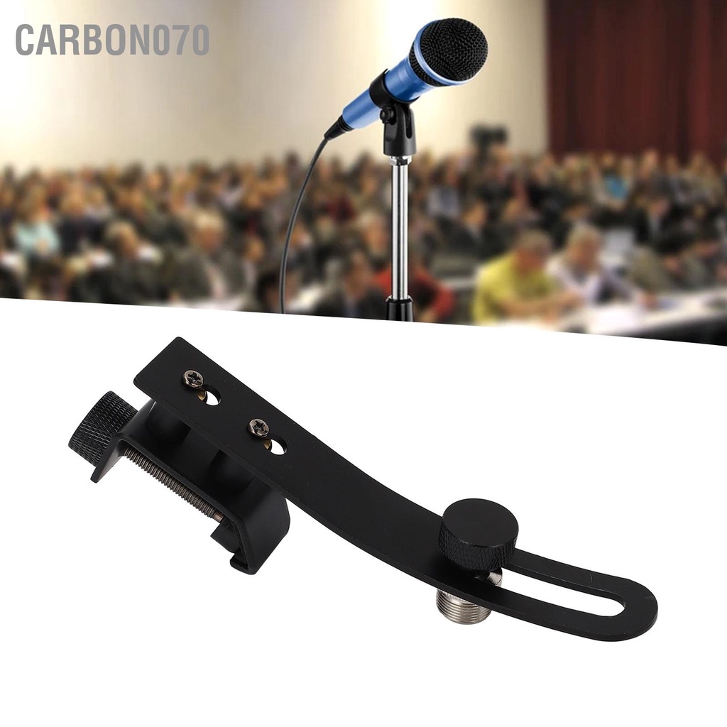 Carbon070 Trống Micrô Clip Thép không gỉ Có thể điều chỉnh Chống sốc Bảo vệ Kẹp Vành Giá đỡ