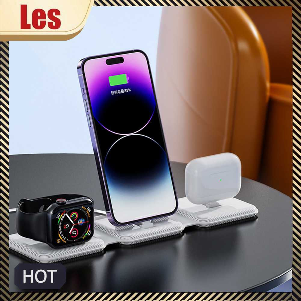 Giá Đỡ SạC Từ TíNh 3 Trong 1 Cho Tai Nghe / ĐồNg Hồ Appie / lphone