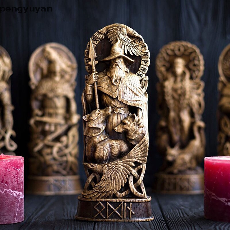 Tượng Thần Freyja Điêu Khắc Thần Altar Heathen Asatru Viking Goddes