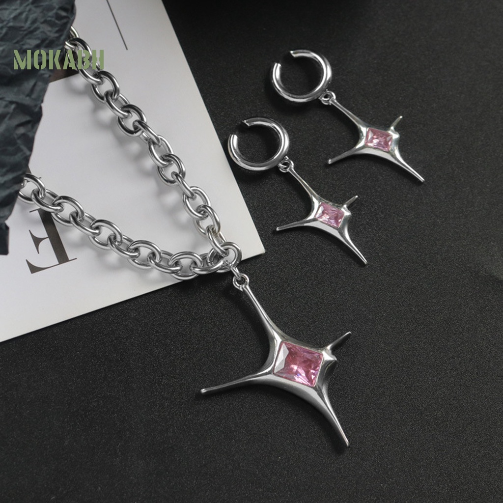 Set 1 / 1 Cặp Vòng cổ / Nhẫn / Bông Tai Đính Đá Thời Trang Nữ