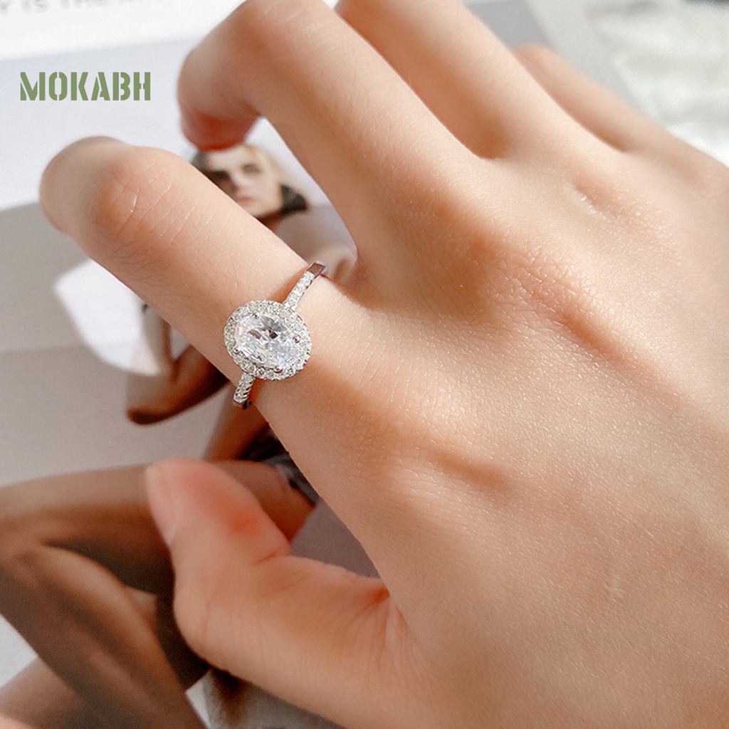 1 Set Vòng cổ / Nhẫn / Bông Tai Đính Đá Lấp Lánh Sang Trọng Cho Nữ