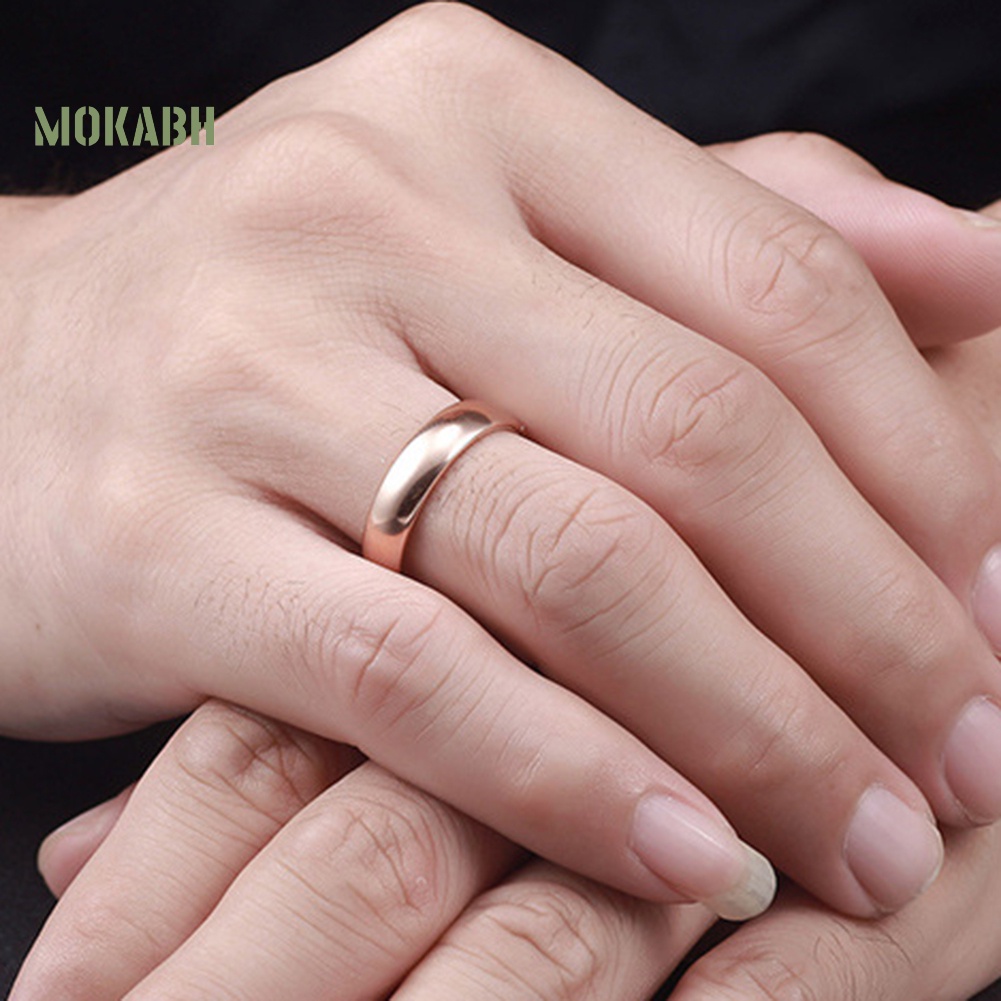 Nhẫn Trơn Bóng Cao Thiết Kế Đơn Giản Thời Trang Cho Nam Và Nữ