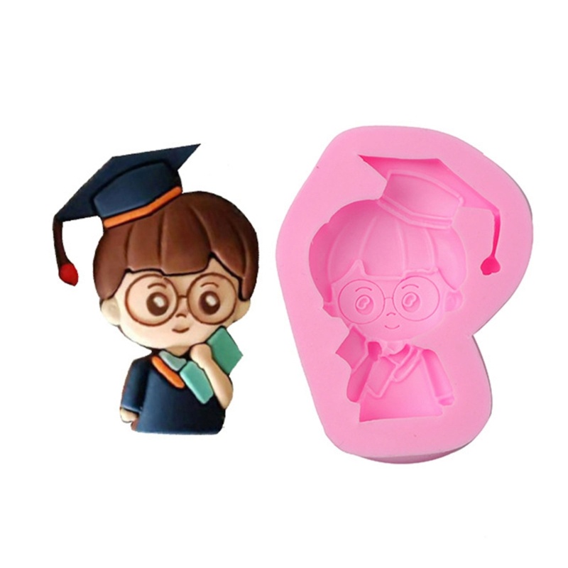 Ivy mùa tốt nghiệp bánh kẹo mềm trang trí khuôn silicone bánh ngọt khuôn sô cô la kẹo kem khuôn làm bánh tự làm dụng cụ làm bánh