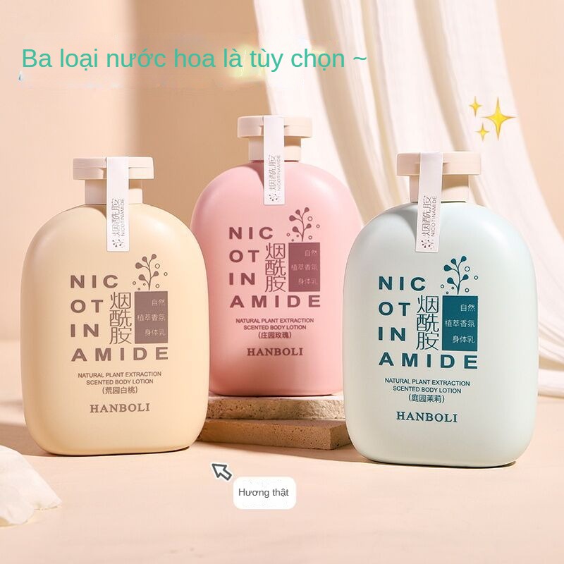 Sữa Dưỡng Thể Hương Thơm Niacinamide Lâu Phai Không Gây Nhờn Dưỡng Ẩm Cho Da