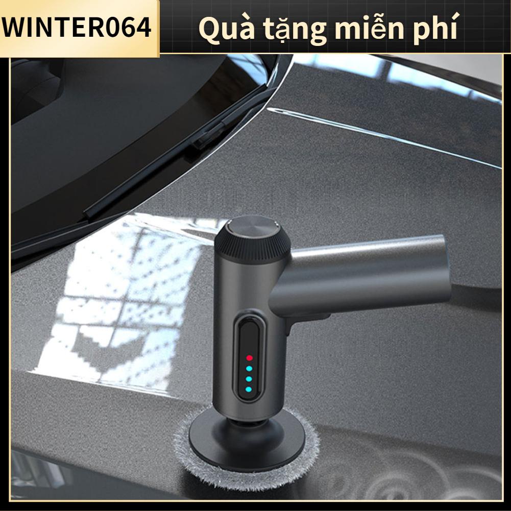 Winter064 Xe Đệm Máy Đánh Bóng Xước Sửa Chữa Pin Lithium Không Dây Tẩy Lông Di Động