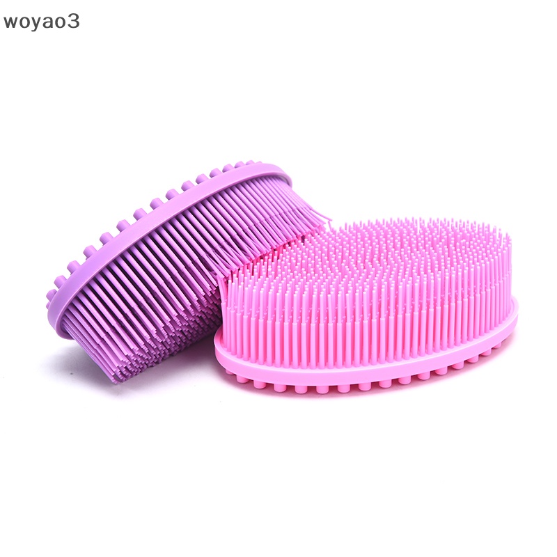 Bàn Chải Silicone Mềm Tẩy Tế Bào Chết Khi Tắm woyao3