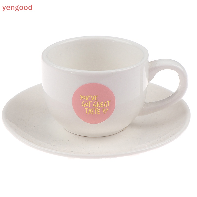 Bộ 500 Miếng Dán In Chữ Thank You Màu Hồng Dùng Trang Trí Sổ Tay