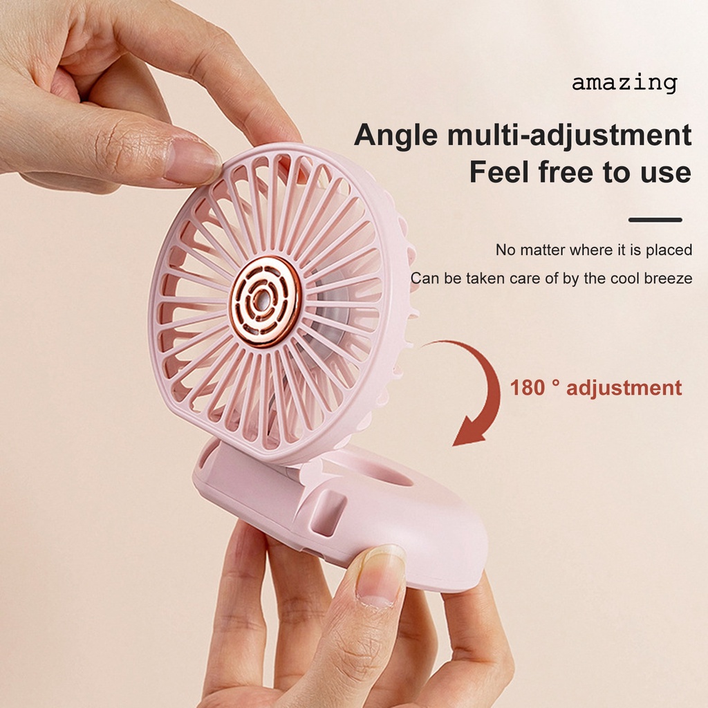 1 Bộ Quạt USB Xếp 180 Độ 3 Bánh Răng Làm Mát 3 Trong 1 Để Bàn Có Thể Điều Chỉnh