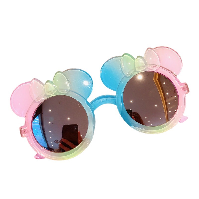 Kính Mát Hình Chuột Mickey Nhiều Màu Sắc Gradient Thời Trang Cho Nam Và Nữ