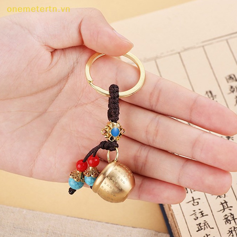 Móc Chìa Khóa Bằng Đồng Thau Handmade Phong Thủy Cổ Điển