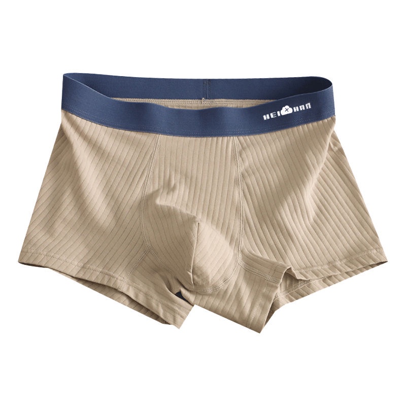 Bộ 2 / 4 Quần Lót Boxer Cotton Màu Trơn Thời Trang Mùa Hè Cho Nam