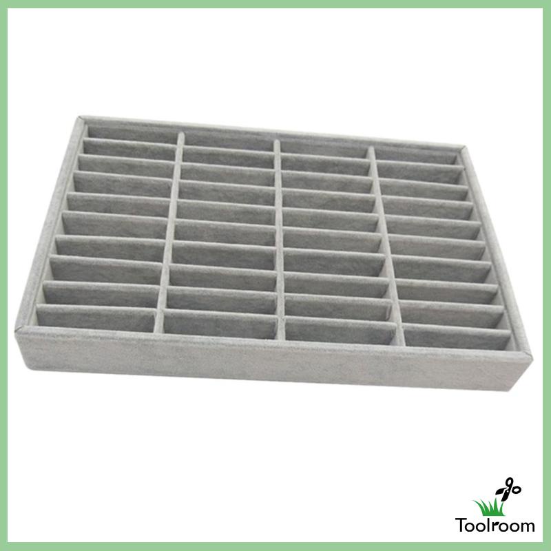 Khay Đựng Vòng Tay 40 Ngăn Màu Xám Thời Trang Cho Nam Và Nữ