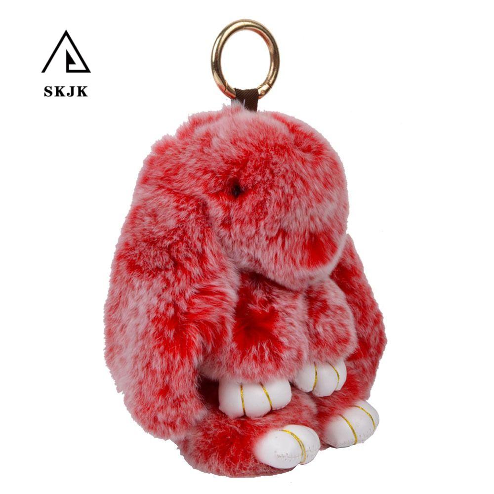 Móc Khóa Thỏ Nhồi Bông Xinh Xắn Cho Bạn Gái