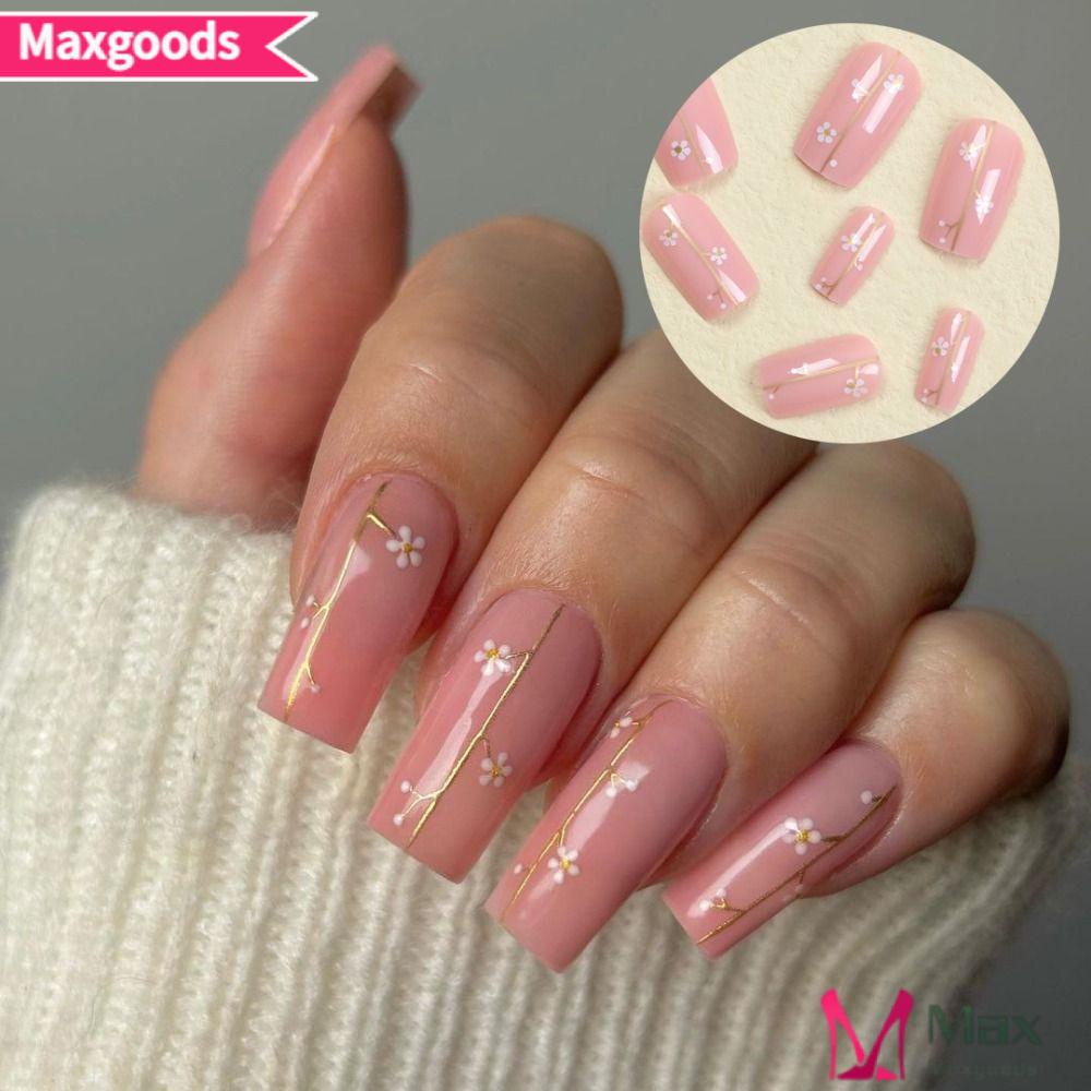 Móng Tay Giả DIY Che Phủ Toàn Diện Phong Cách Pháp