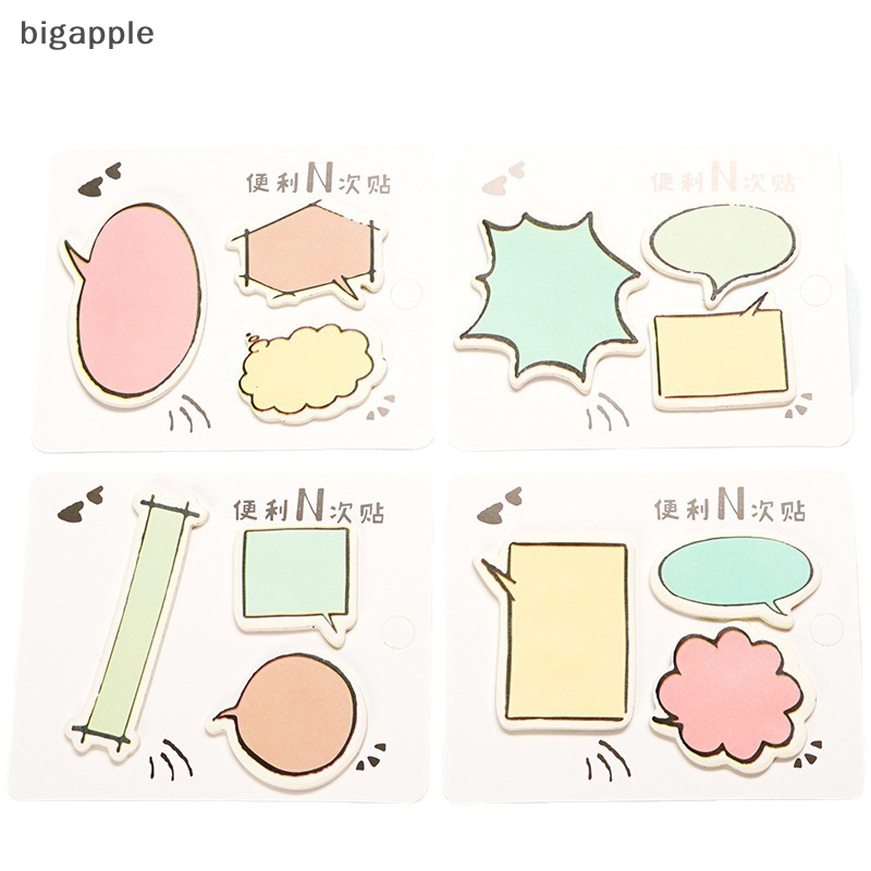 Bigapple Nhãn Dán Ghi Chú Dia Đơn Giản Tươi Tắn Sáng Tạo RDG