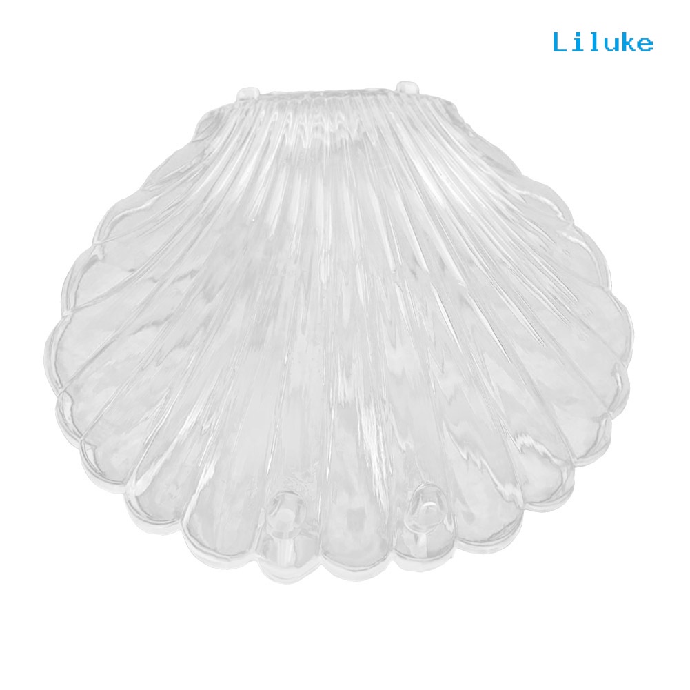 Hộp Nhựa Trong Suốt Hình Vỏ Sò Dùng Để Đựng Trang Sức Đa Năng Tiện Dụng Ốp