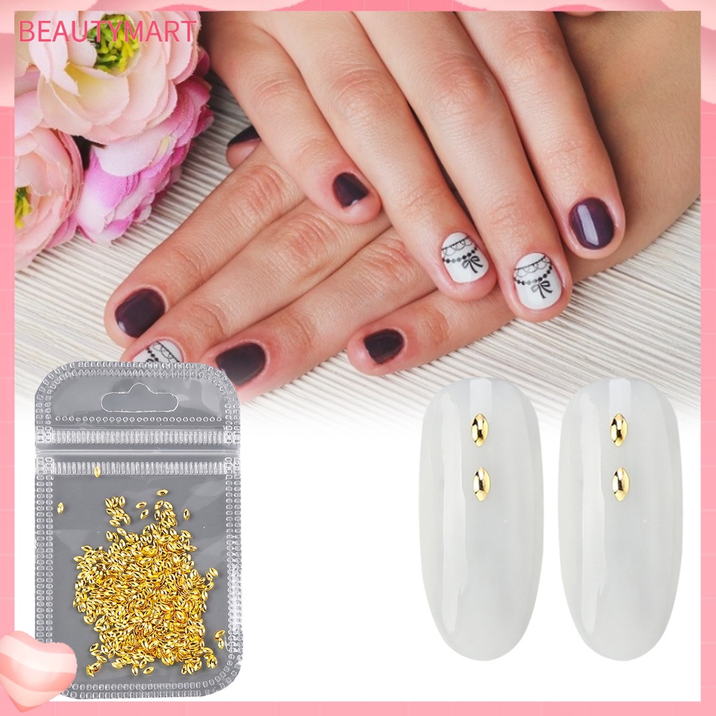 Gói 500 Đinh Tán Kim Loại Trang Trí Móng Tay Thời Trang