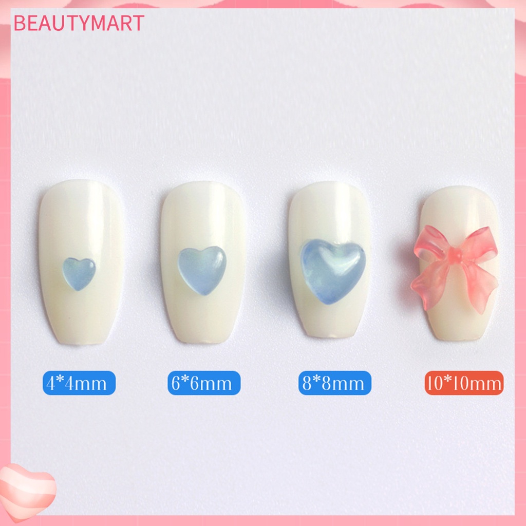 1 Túi Phụ Kiện Trang Trí Móng Tay Nghệ Thuật Tạo Hiệu Ứng Hình Trái Tim Thay Đổi Màu Sắc Sáng Tạo