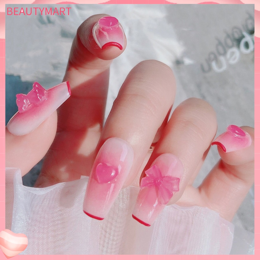 1 Hộp Phụ Kiện Trang Trí Móng Tay 3D Bằng Nhựa Resin Màu Sắc Sống Động Dễ Phối Đồ Dành Cho Nữ