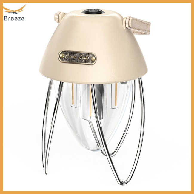 Đèn Cắm Trại Chống Thấm Nước Ipx4 Phong Cách Retro