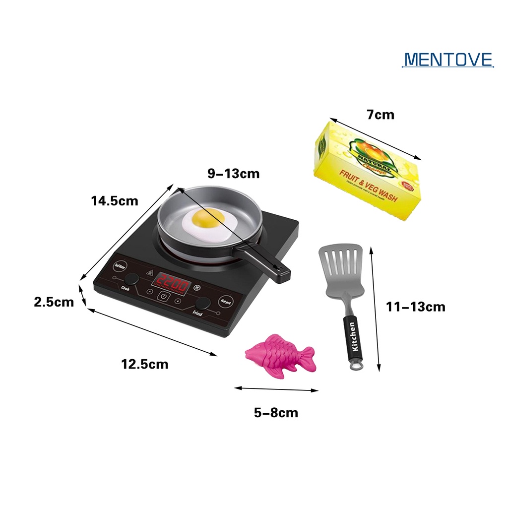 Set 36 Dụng Cụ Nấu Ăn Mô Phỏng Có Hiệu Ứng Âm Thanh Sống Động Như Thật Cho Bé