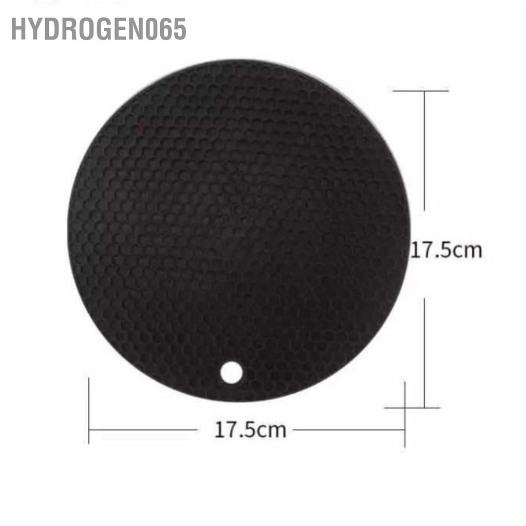 Hydrogen065 Placemat tròn Cao su độc hại miễn phí Chống trơn trượt Bàn cách nhiệt có thể giặt được Tấm cho bát cốc