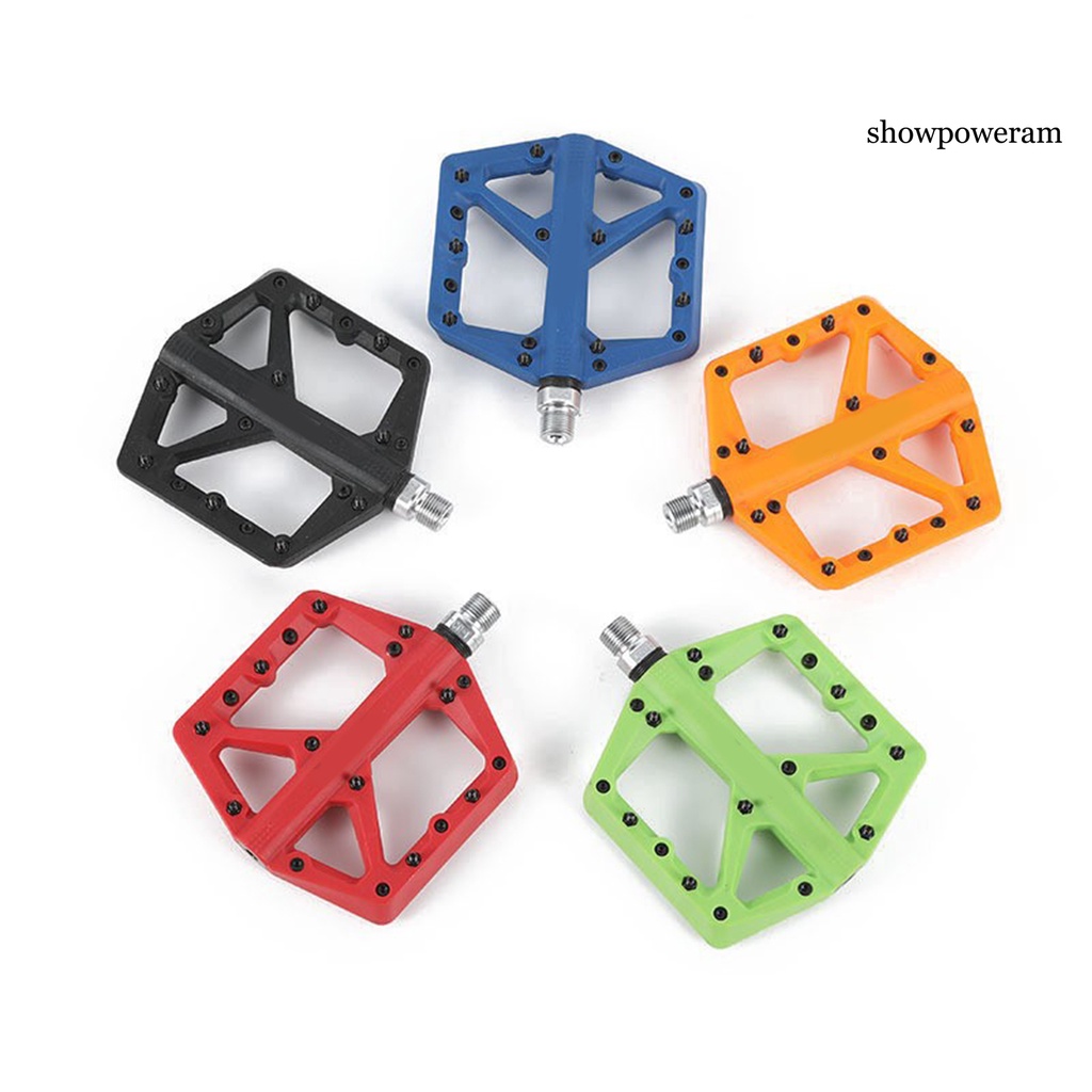 1 Cặp Bàn Đạp Trái Phải In Logo Bằng Sợi Nylon Dành Cho Xe Đạp MTB