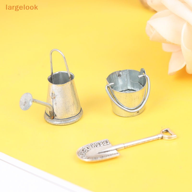 Set 3 Bình Tưới Nước Mini Tỉ Lệ 1: 12 Cho Nhà Búp Bê