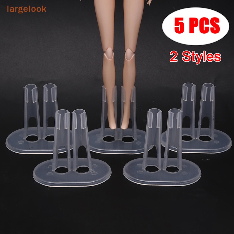 Bộ 5 Giá Đỡ Búp Bê Bằng Nhựa Trong Suốt Tiện Dụng