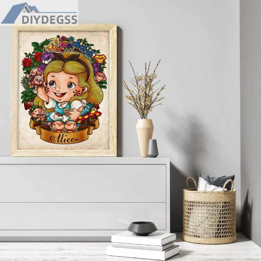 Toàn Bộ Bộ Tranh Thêu Chữ Thập 11CT Bằng cotton Thân Thiện Với Môi Trường Hình Cô Gái