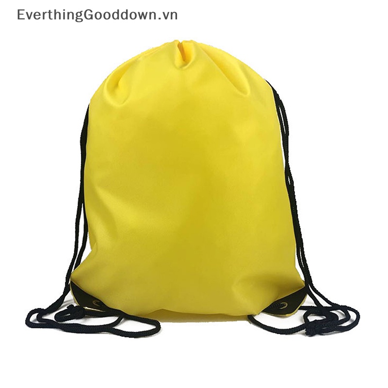 Everthinggooddown Ba Lô Thể Thao Dây Rút Chống Thấm Nước Có Thể Gấp Lại Cho Nam Nữ Đi Bơi / Tập Gym / Cắm