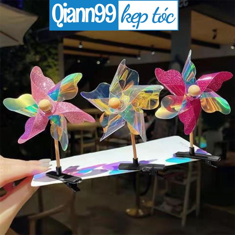 ❤️Kẹp Tóc Hình Cối Xay Gió Dễ Thương Dành Cho Bé