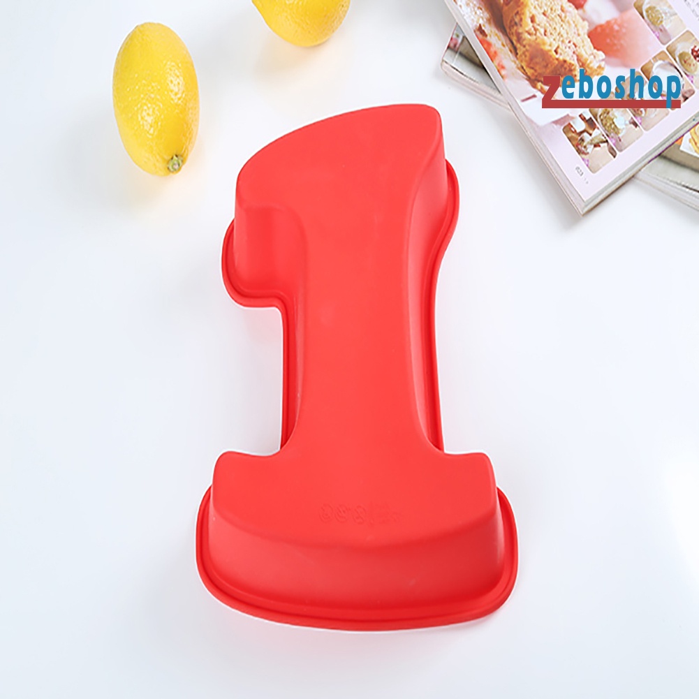 Khuôn Silicone Cấp Thực Phẩm Làm Bánh Hình Số DIY