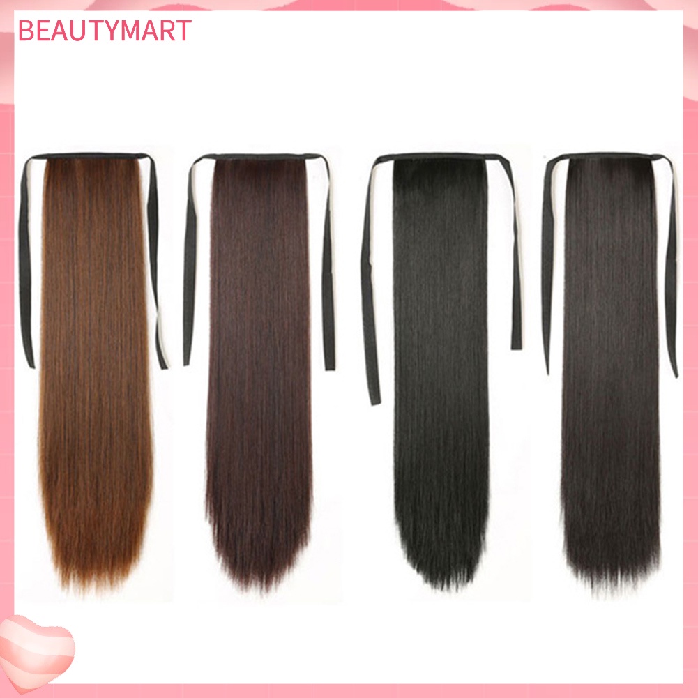 Tóc Giả Đuôi Ngựa Thẳng Dài 45 / 55 / 65cm Hóa Trang Cho Nữ