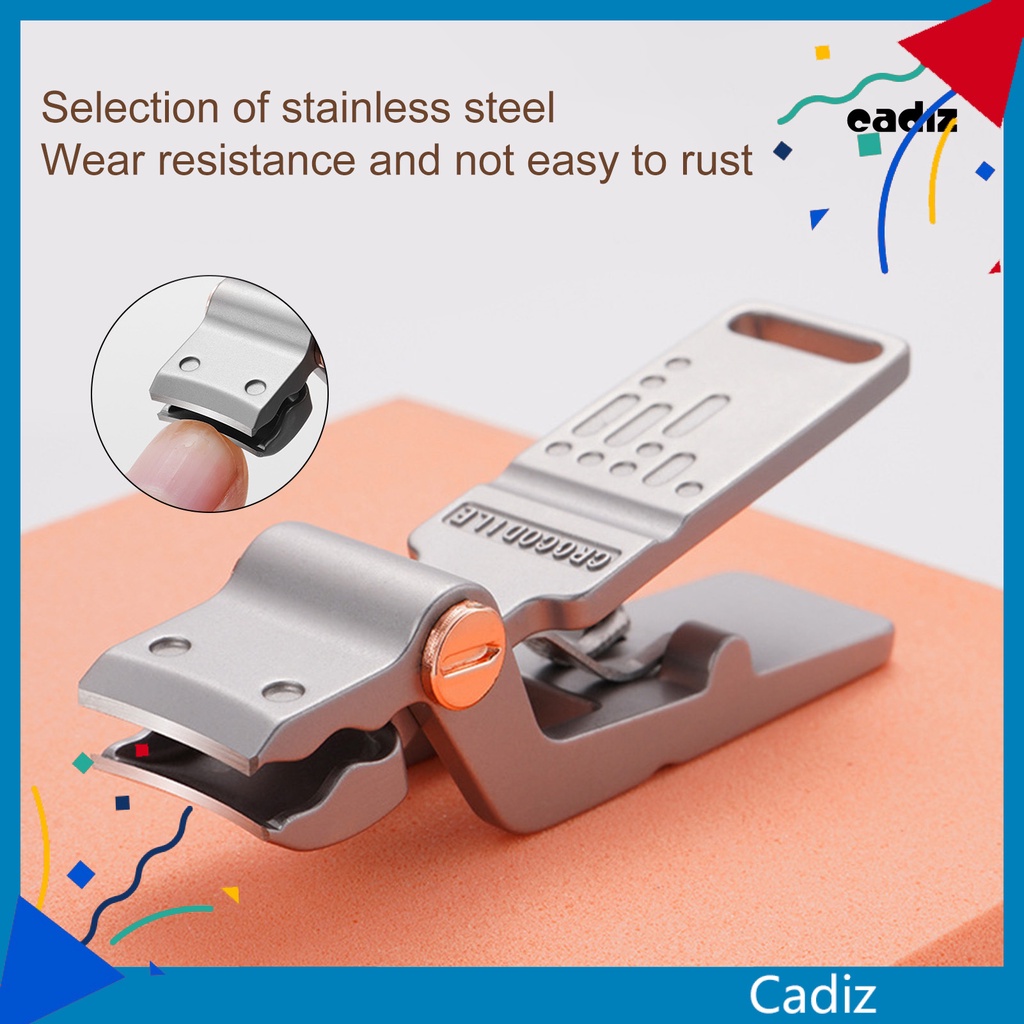 1 Bộ Kềm Cắt Móng Có Móc Khóa Bằng Thép Không Gỉ Giúp Tiết Kiệm Sức Khỏe